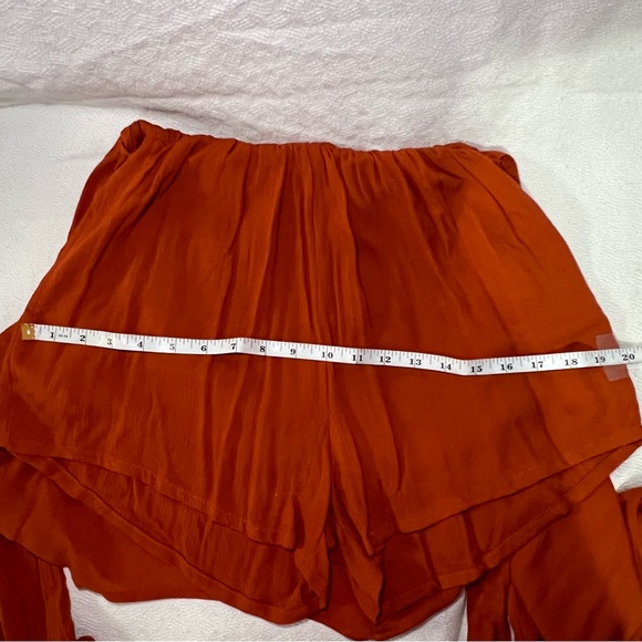 Rust Deep V Romper - Picture 8 of 8